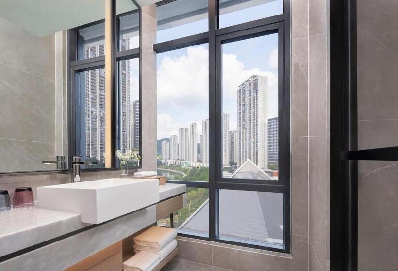 シティビュー１ベッドルームアパート, The Meixi Lake, Changsha Marriott Executive Apartments