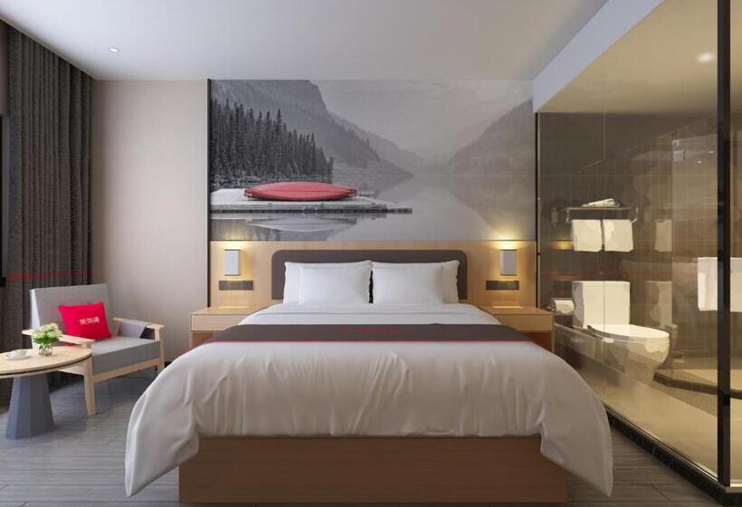 Номер Superior, Thank Inn Chain Hotel Jiangsu Suqian Sihong Shuanggou Town Dongdajie