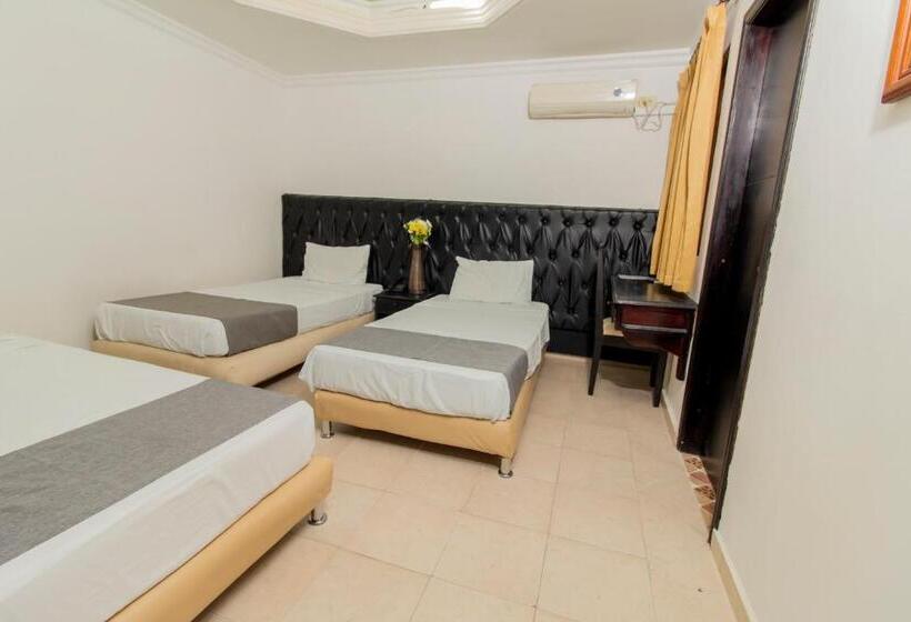 اتاق استاندارد سه نفره, Caribe Plaza Barranquilla