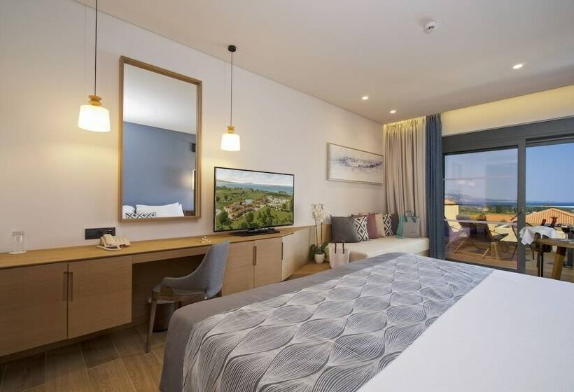 小型套房带海景, Apollonion Asterias Resort and Spa