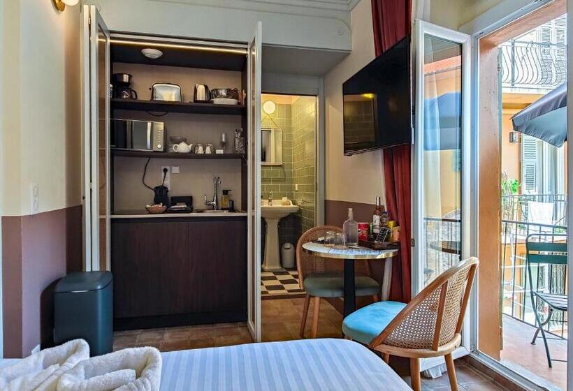 Estúdio Estandar com Sacada, Aparthotel Ammi Vieux Nice
