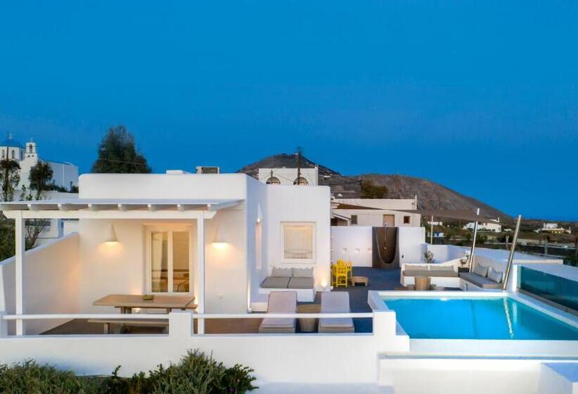 빌라 1 베드룸 - 수영장, Grand View   Megalochori Santorini