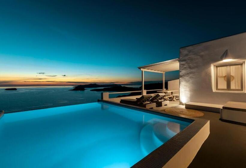 빌라 1 베드룸 - 수영장, Grand View   Megalochori Santorini
