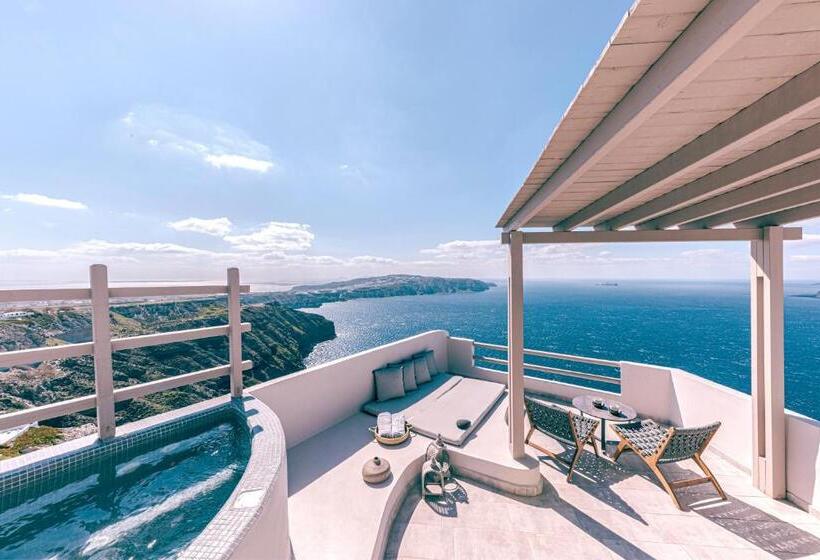 带按摩浴盆的套房, Grand View   Megalochori Santorini
