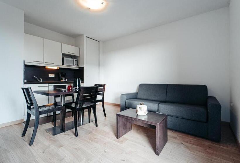 Апартаменты 2 Спальни, Appart’city Confort Nantes Ouest Saint Herblain