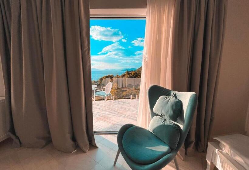 اتاق لوکس با چشم‌انداز دریاچه, Villa Bella Ohrid