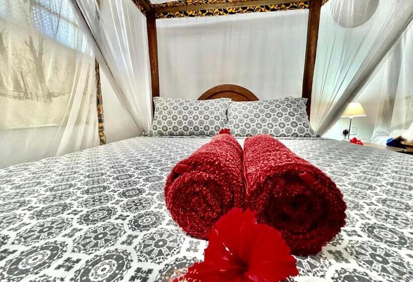 정원 전망 4인용 스탠다드 룸, Chikachika Beach B&b