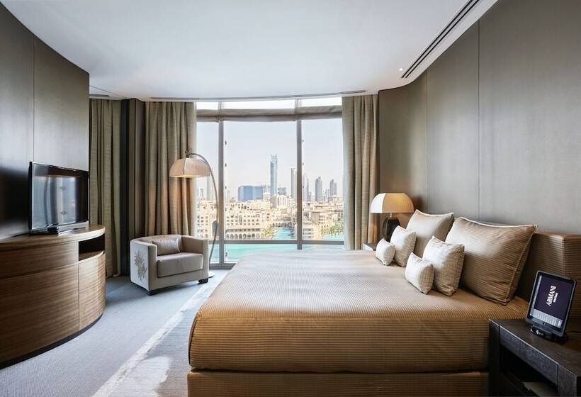Люкс, Armani Hotel Dubai, Burj Khalifa