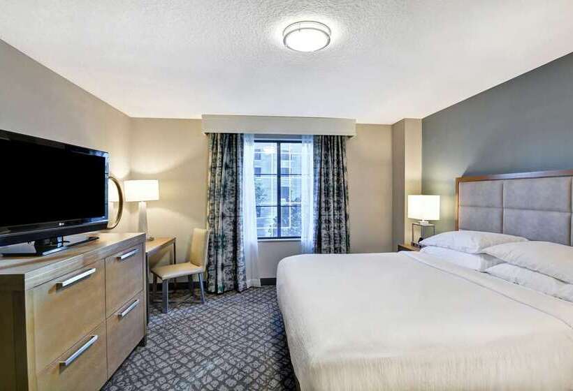 Suite Llit King, Embassy Suites By Hilton Raleigh Durham Airport Brier Creek