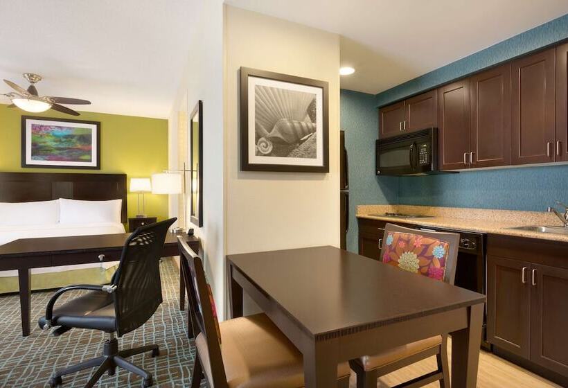 キングサイズベッドのスイートルーム, Homewood Suites By Hilton Fort Myers Airport/fgcu