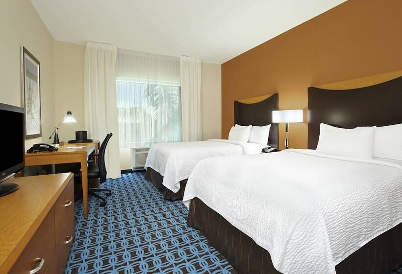 Номер Стандарт 2 Двуспальные Кровати, Fairfield Inn & Suites Fort Lauderdale Airport & Cruise Port