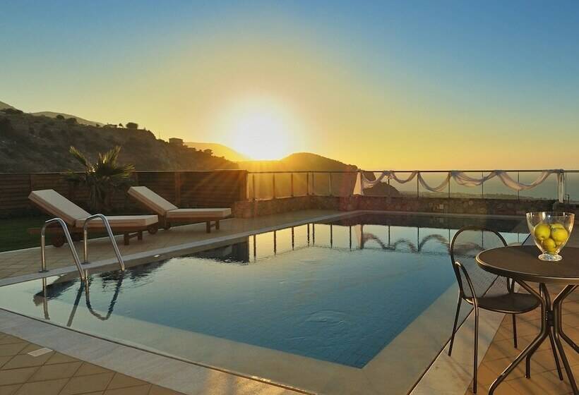 オーシャンビューの１ベッドルームビラ, The Noverian Scenic Crete 5* Hilltop Villa Resort & Spa