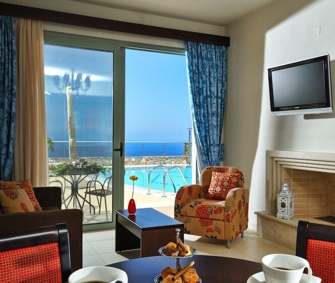 Вилла 1 Спальня Вид на Море, The Noverian Scenic Crete 5* Hilltop Villa Resort & Spa