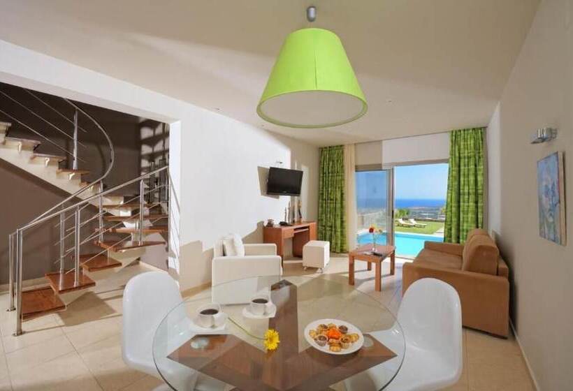Вилла 1 Спальня Вид на Море, The Noverian Scenic Crete 5* Hilltop Villa Resort & Spa