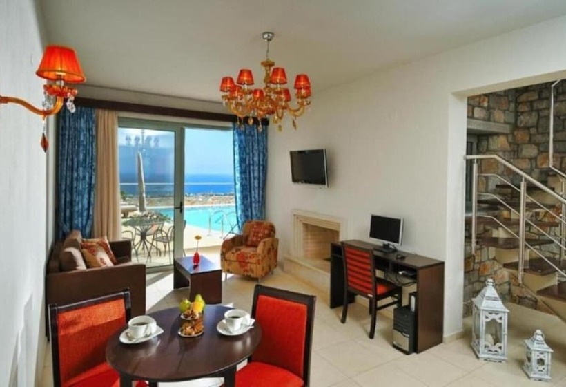 オーシャンビューの１ベッドルームビラ, The Noverian Scenic Crete 5* Hilltop Villa Resort & Spa