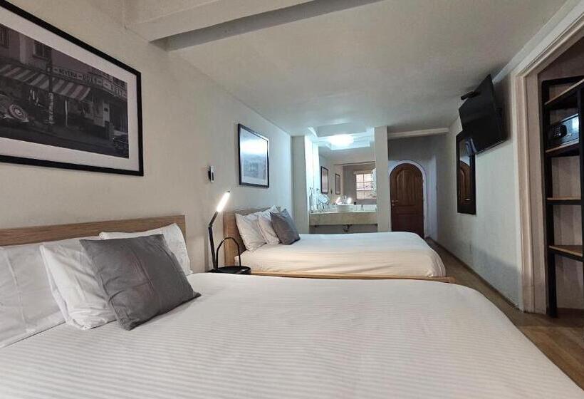 Quarto Estandar 2 Camas Casal, Casa Condesa Amatlan 84