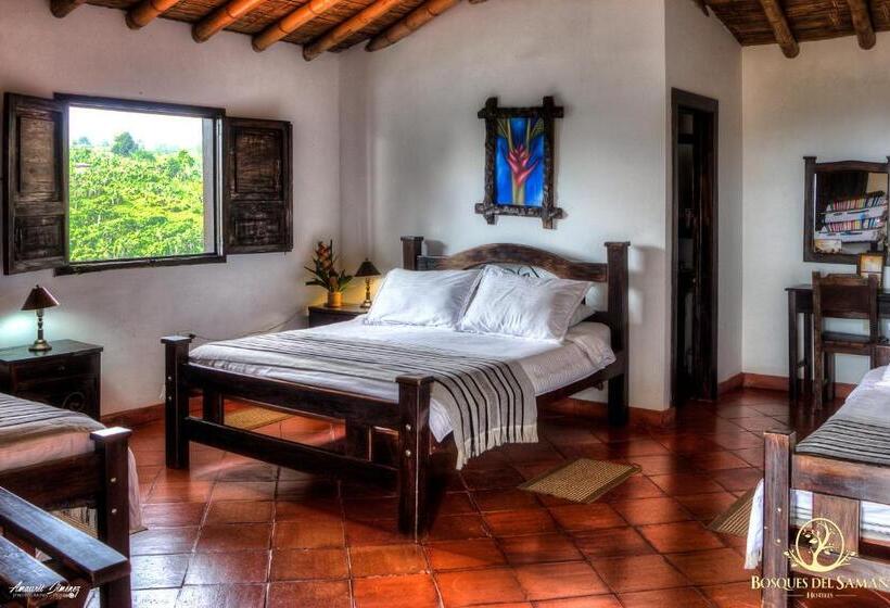 اتاق استاندارد چهار تخته, Bosques Del Saman Alcala