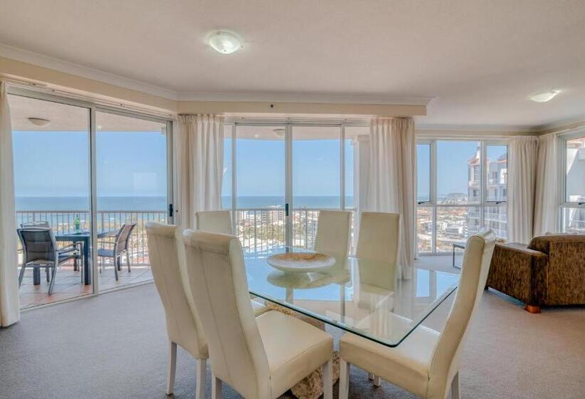 침실 2개 바다 전망 아파트, Bel Air On Broadbeach   Official