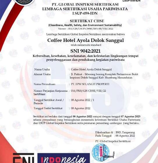 스탠다드 룸 킹사이즈 침대, Coffee Hotel Ayola Dolok Sanggul