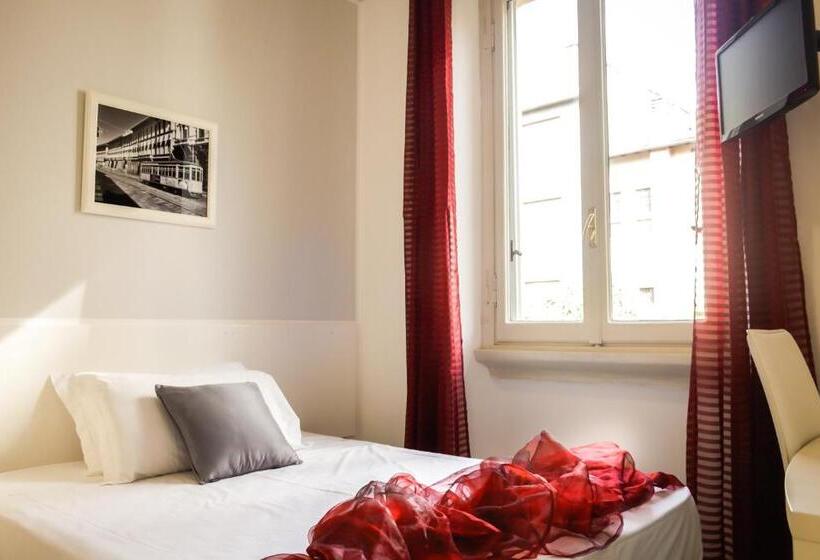 带共用浴室的标准房间, Rossovino Milano