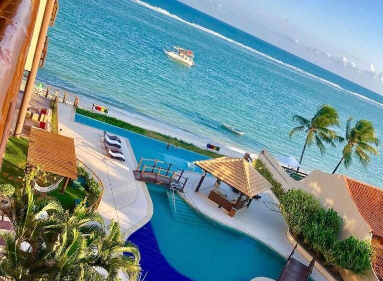 Апартаменты 1 Спальня Вид на Бассейн, Barra Bali Apartamento 06   Paraíso à Beira Mar