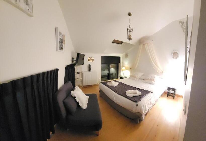 חדר סטנדרט נוף לבריכה, Les Hauts Brianço