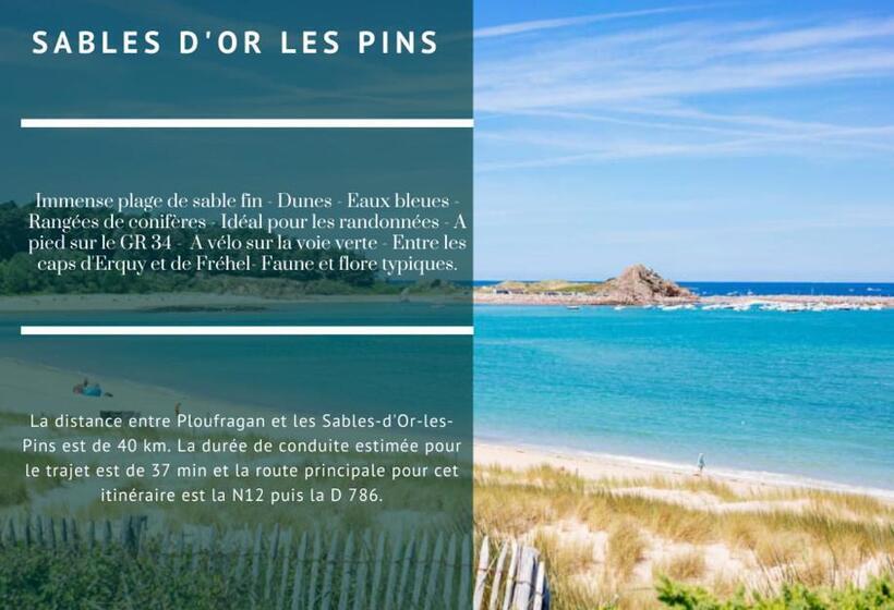 Апартаменты 1 Спальня с Террасой, Le Hameau Du Petit Carpont   Baie De Saint Brieuc Entre Paimpol Et Erquy   Petit Déjeuner Breton Fai