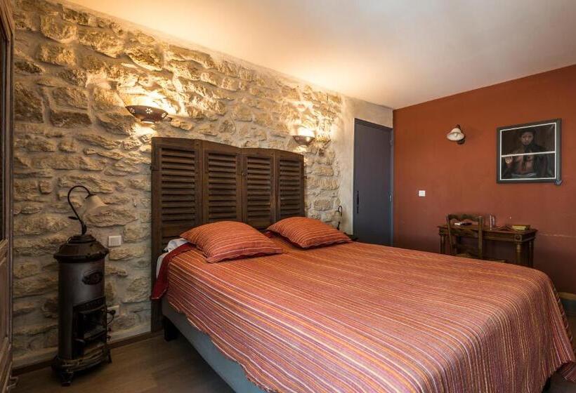 带大床的标准间, Hôtel Mas Vidau Porte Des Alpilles