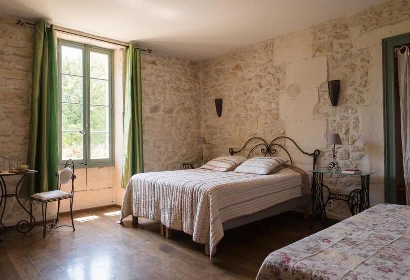 Номер Стандарт Вид на Бассейн, Hôtel Mas Vidau Porte Des Alpilles