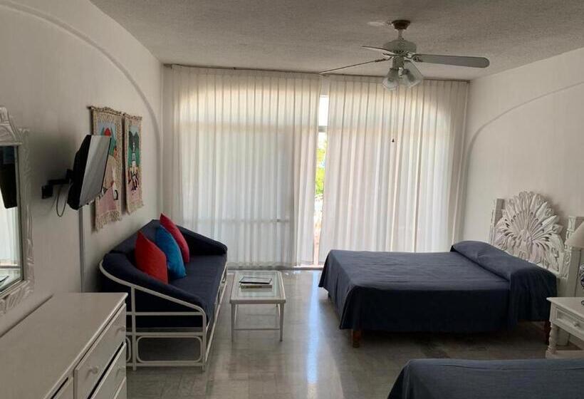 חדר דלוקס נוף לים, Rento Departamento Frente A La Playa