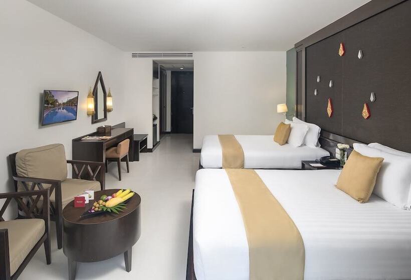 اتاق لوکس با چشم‌انداز استخر, Centara Anda Dhevi Resort And Spa   Sha Plus