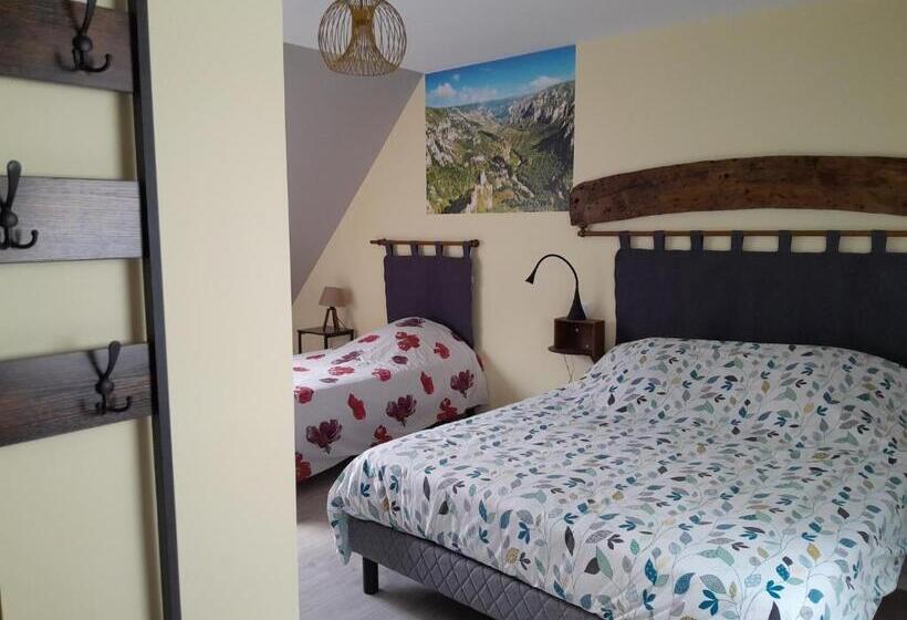 Номер Стандарт Трехместный, Chambre D Hôtes Le Cascadou