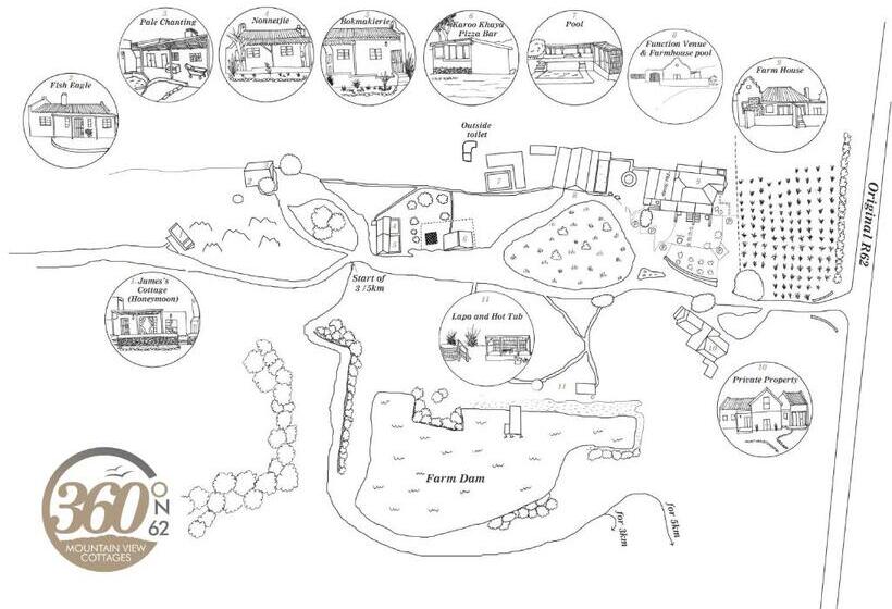 Люкс Deluxe Кровать Кинг, 360on62 Farm Cottages