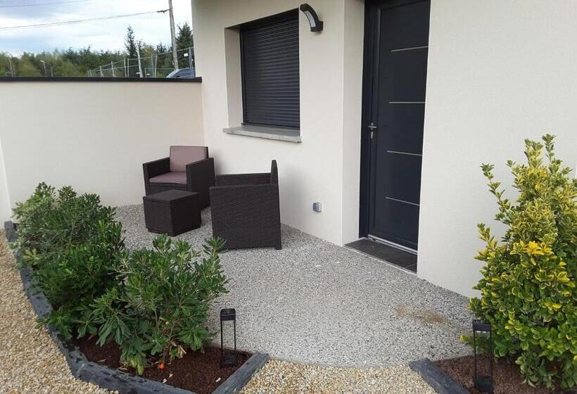 اتاق استاندارد با تراس, Villa Vi Lyon Est Chambres D Hôtes