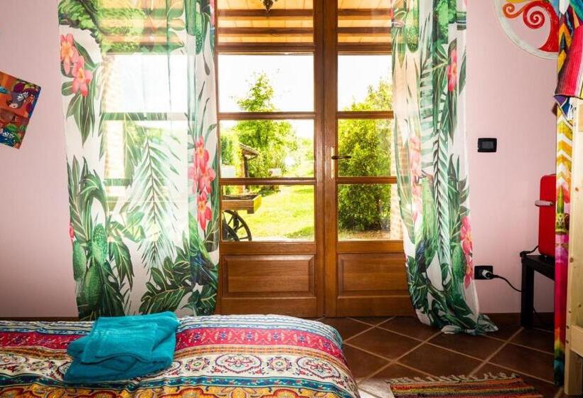 Четырехместный Номер Стандарт Вид на Сад, B&b Naturin   Cascina Colombaro