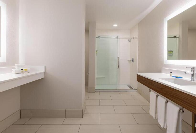מיטת קינג בסוויטה, Holiday Inn Express Hotel & Suites Opelika Auburn, An Ihg