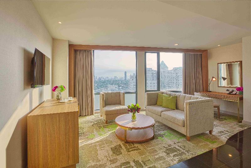 带大床的标准间, Hampton Inn Harrison