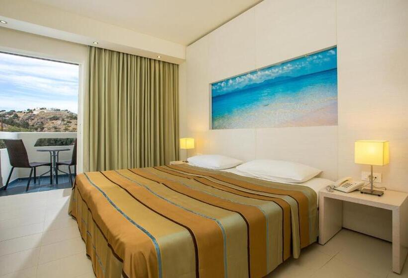 اتاق استاندارد با چشم‌انداز کوهستان, Lindos White Hotel & Suites