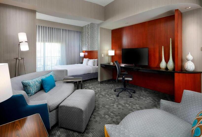 带大床的标准间, Courtyard By Marriott San Antonio Six Flags At The Rim
