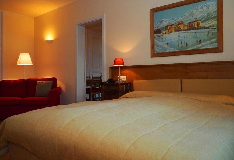 Family flat with lake view, Maloja Palace