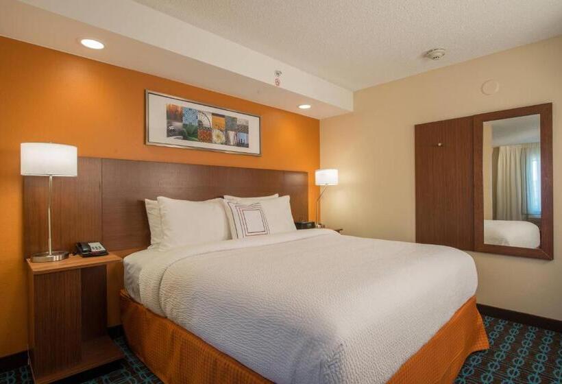 带大床的套房, Fairfield Inn & Suites Dallas Lewisville