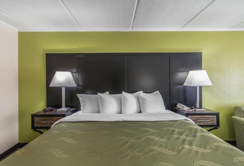 Номер Стандарт Кровать Кинг Адаптированный для Инвалидов, Quality Inn Hinesville   Fort Stewart Area, Kitchenette Rooms   Pool   Guest Laundry