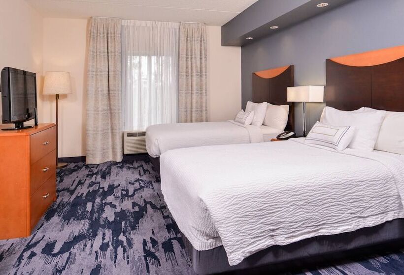 Номер Стандарт 2 Двуспальные Кровати, Fairfield Inn & Suites Raleighdurham Airport/brier Creek