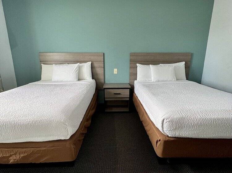 غرفه قياسيه سريرين مزدوجين, Americas Best Value Inn Sulphur