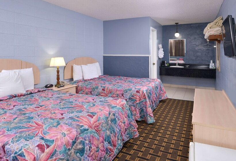 Номер Стандарт 2 Двуспальные Кровати, Americas Best Value Inn & Suites Branson   Near The Strip