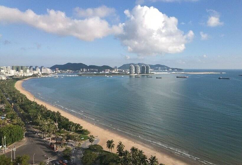 غرفة قياسية سرير مزدوج مطلة على البحر, Four Points By Sheraton Hainan, Sanya
