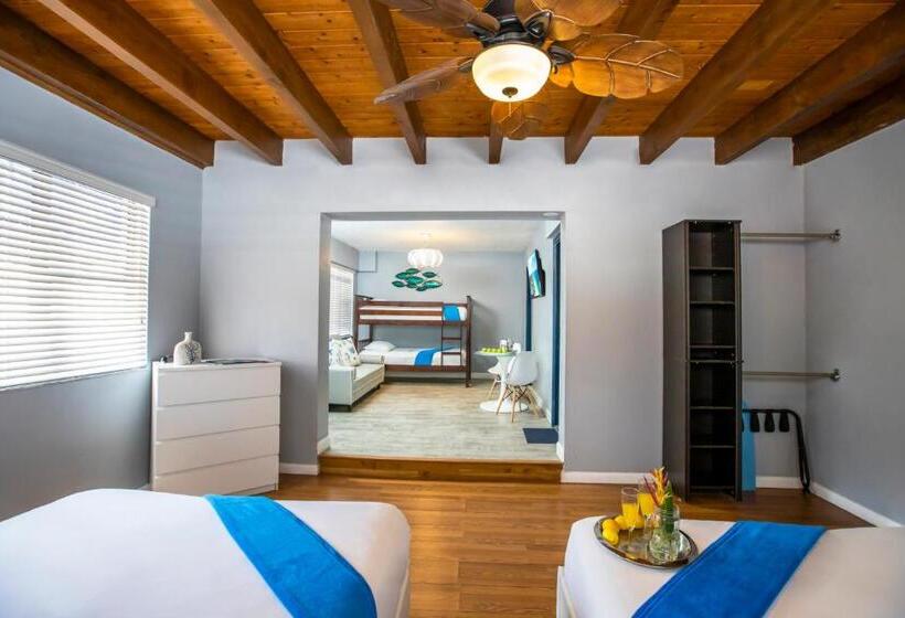 חדר משפחתי, Hollywood Beach Suites And