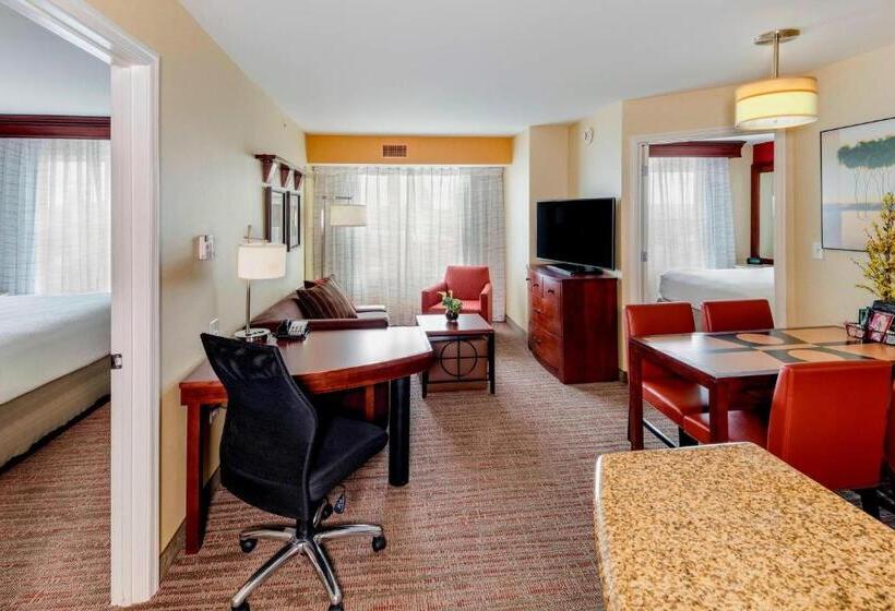 침실 2개 스위트, Residence Inn By Marriott Auburn