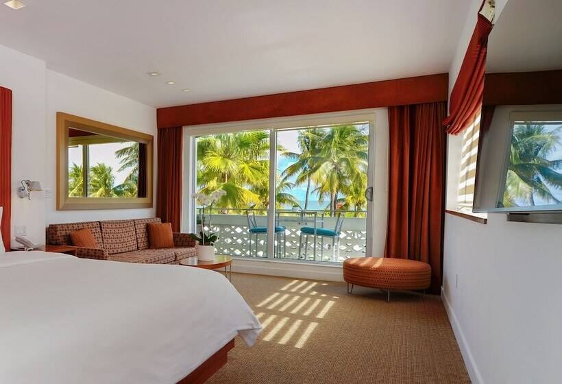 带海景的带双人床的标准间, The Tony Hotel South Beach