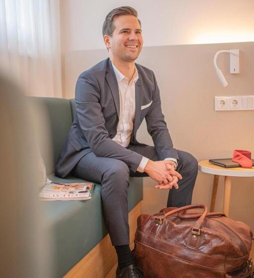 스탠다드 싱글 룸, Hey Lou Hotel Karlsruhe Messe